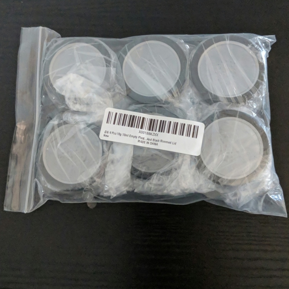 Plastic Powder Make-up Containters 10ml
